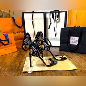 Sophia Webster Chiara 110mm butterfly sandals. Size 7 US.